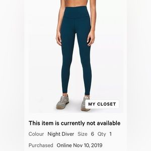 Align leggings 6 EUC